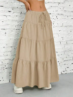 Flared Long Skirt