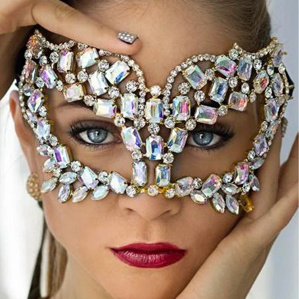 Rhinestone Mask Masquerade
