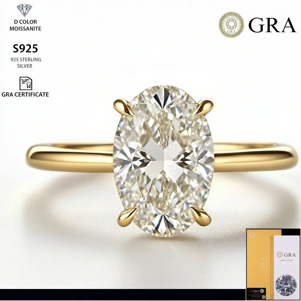 Oval Diamond Ring