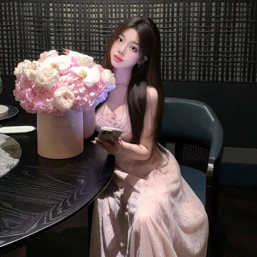 Pink Sling Dress