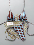 2pcs Retro Floral Bikini