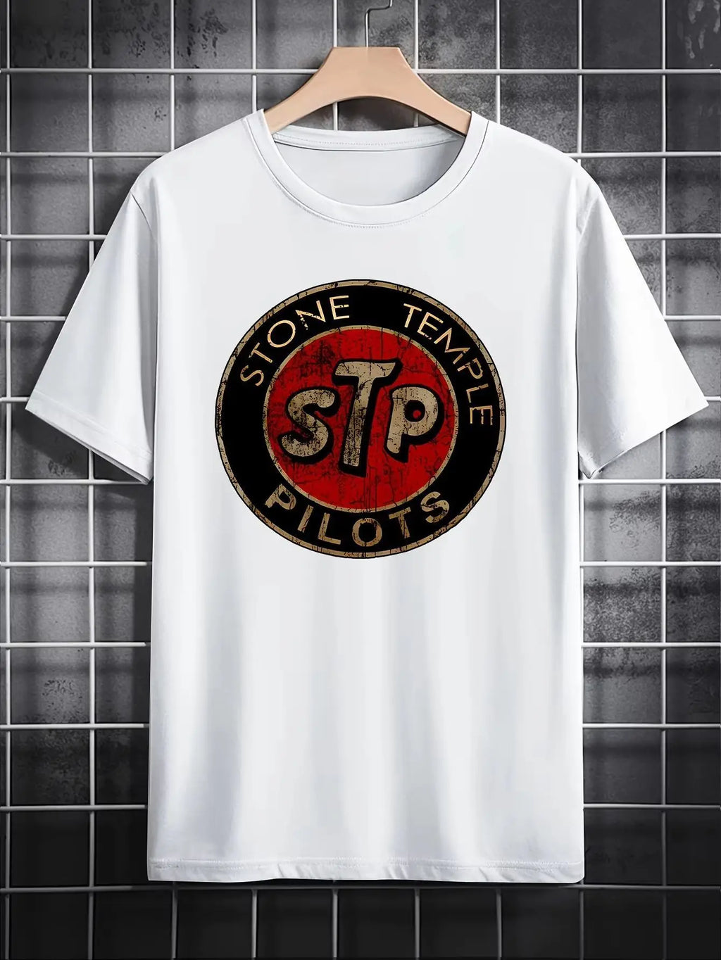 Cotton Loose Print Short-sleeved shirt